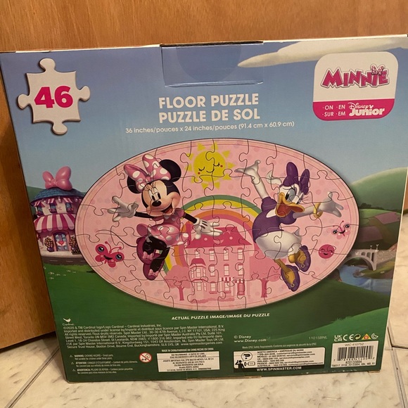 Disney Giant Minnie Mouse Floor Puzzle- Brand New in Box 🎀 - Picture 7 of 14